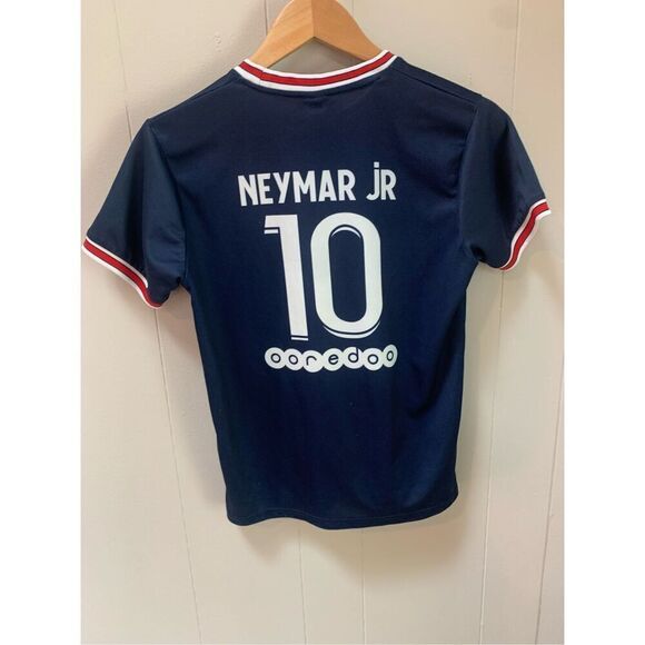 2021/2022 Paris Saint-Germain Home #10 Neymar Jr Football Soccer Kids Jersey - Picture 2 of 5
